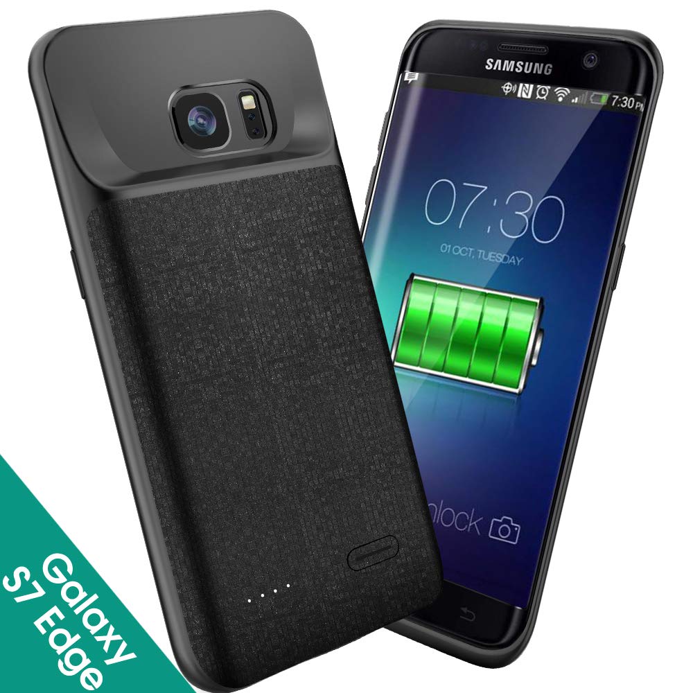 AITOO Samsung Galaxy S7 Battery Case 4700mAh Rechargeable Extended Charging Case Soft TPU Portable External Power Bank Protective Charger Case for Samsung Galaxy S7